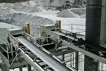 Belt Conveyor with Idlers